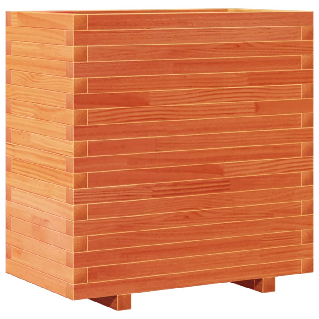 VidaXL Plantenbak 70x40x72 cm massief groenenhout wasbruin