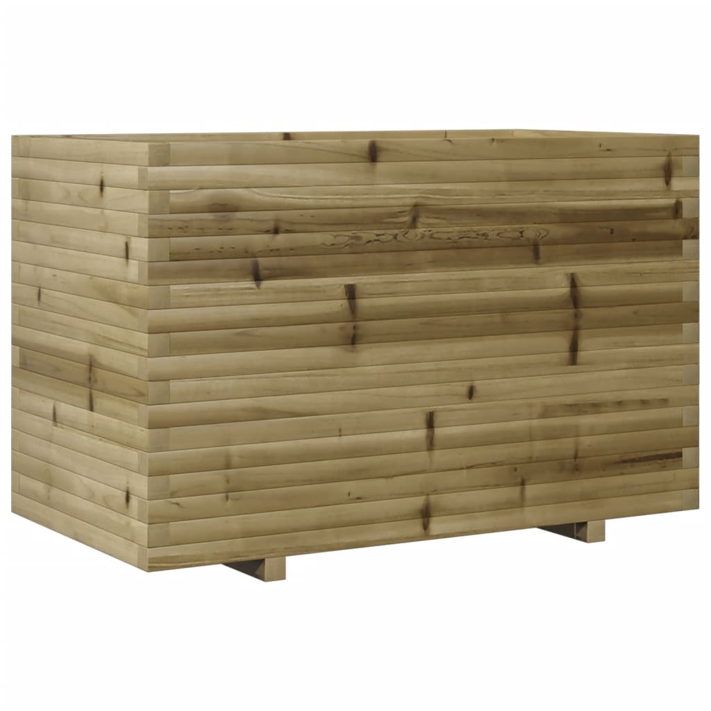 VidaXL Plantenbak 110x60x72 cm geïmpregneerd groenenhout