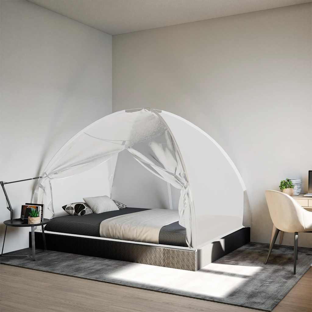 Vidaxl klamboe met deuren mongolië 220 gaas 200x150x140 cm wit