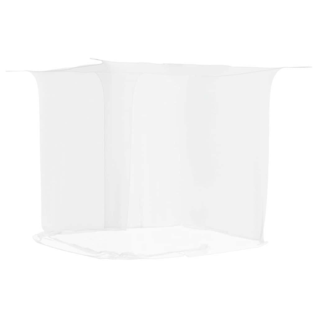 Vidaxl hangde klamboe 156 gaas 220x100x150 cm wit