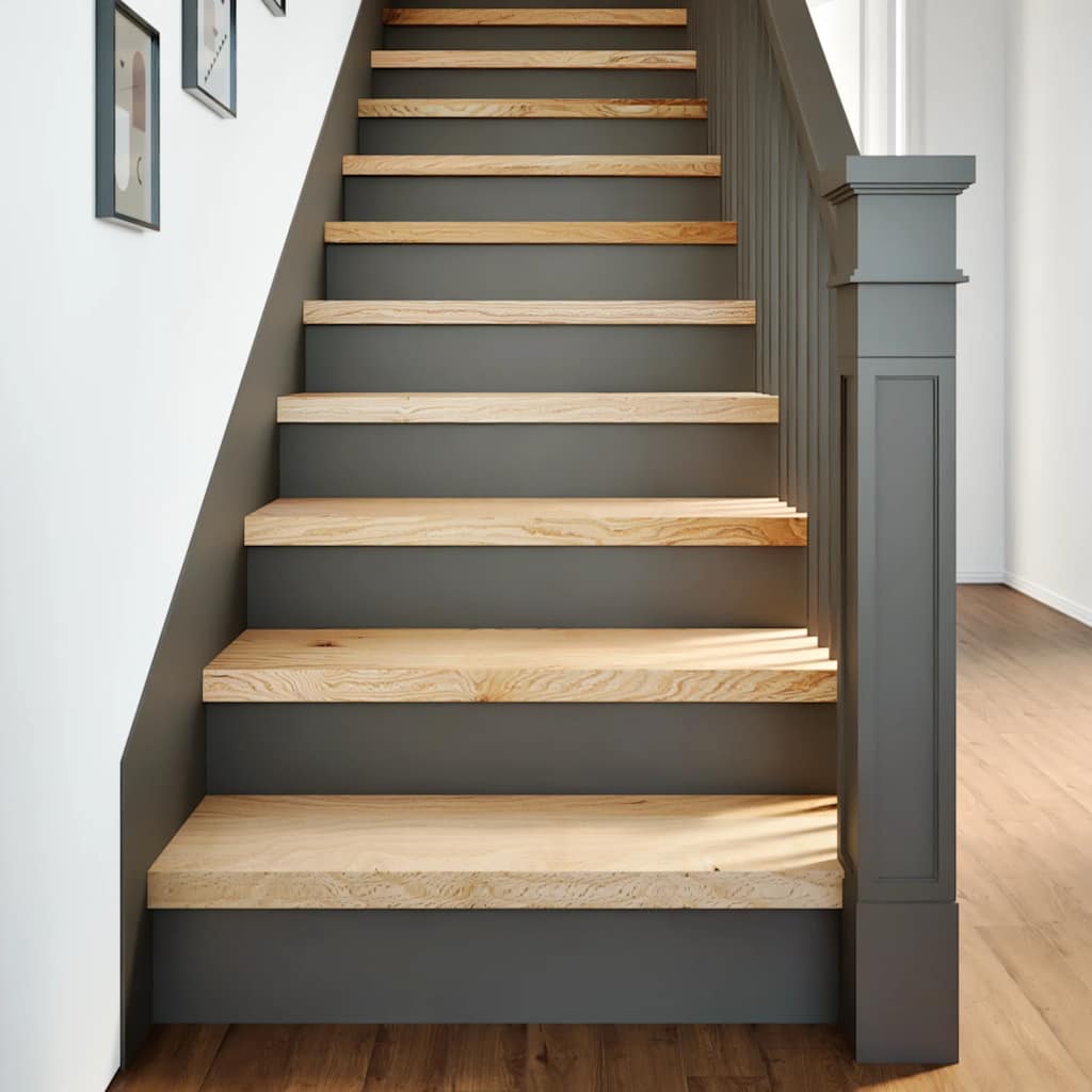 Vidaxl traptreden 4 st 80x30x2 cm onbehandeld massief eikenhout