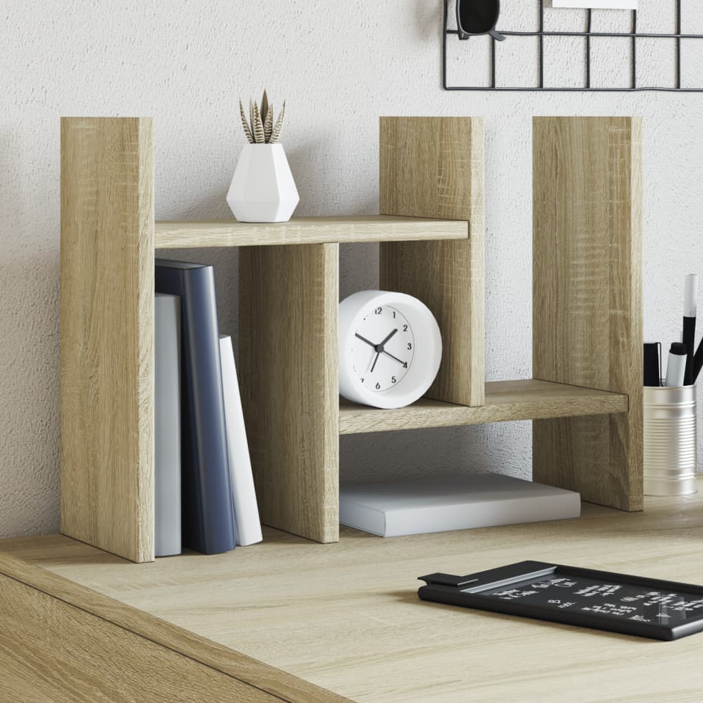 Vidaxl bureau-organizer 34,5x15,5x35,5 cm hout sonoma eikenkleurig