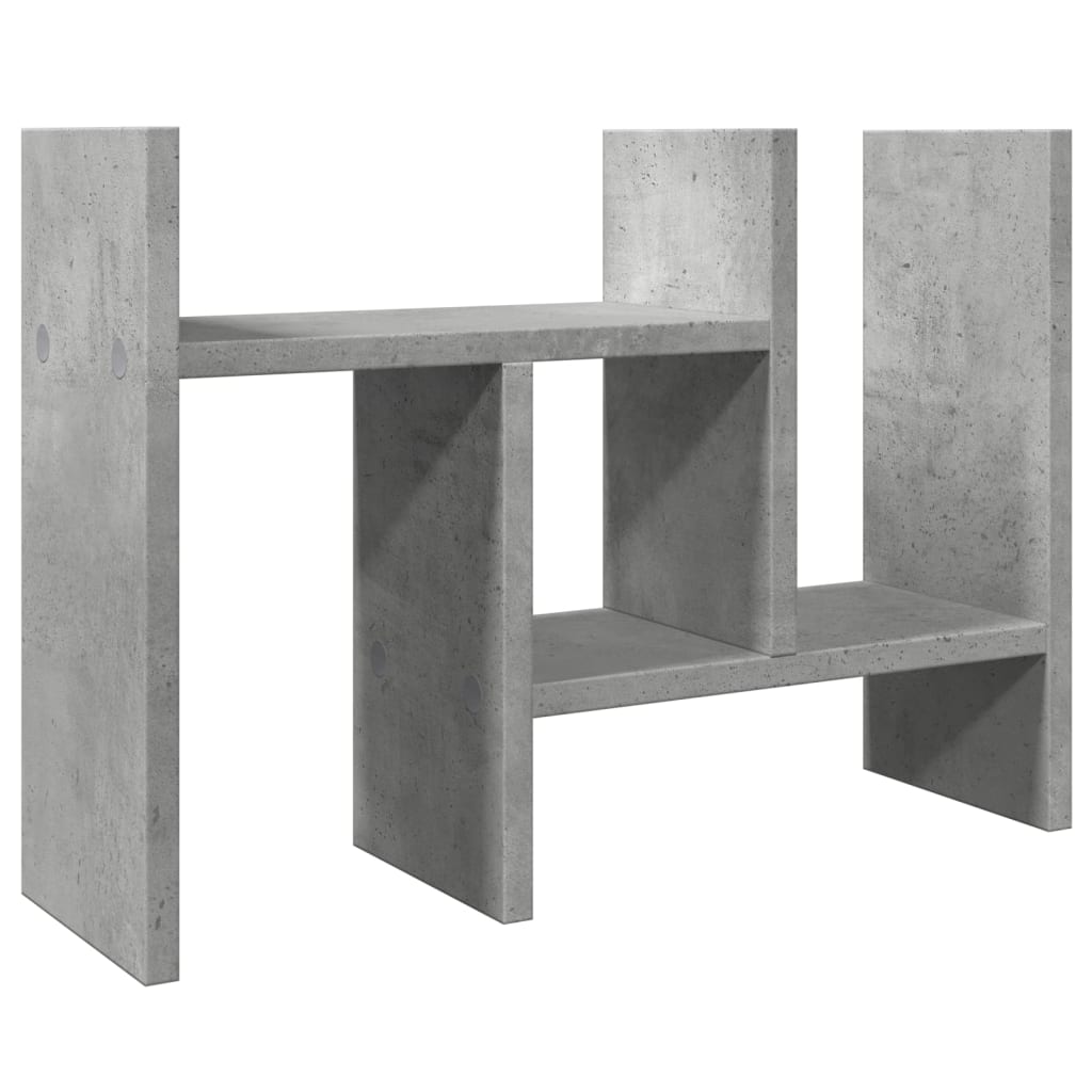 Vidaxl bureau-organizer 34,5x15,5x35,5 cm bewerkt hout betongrijs