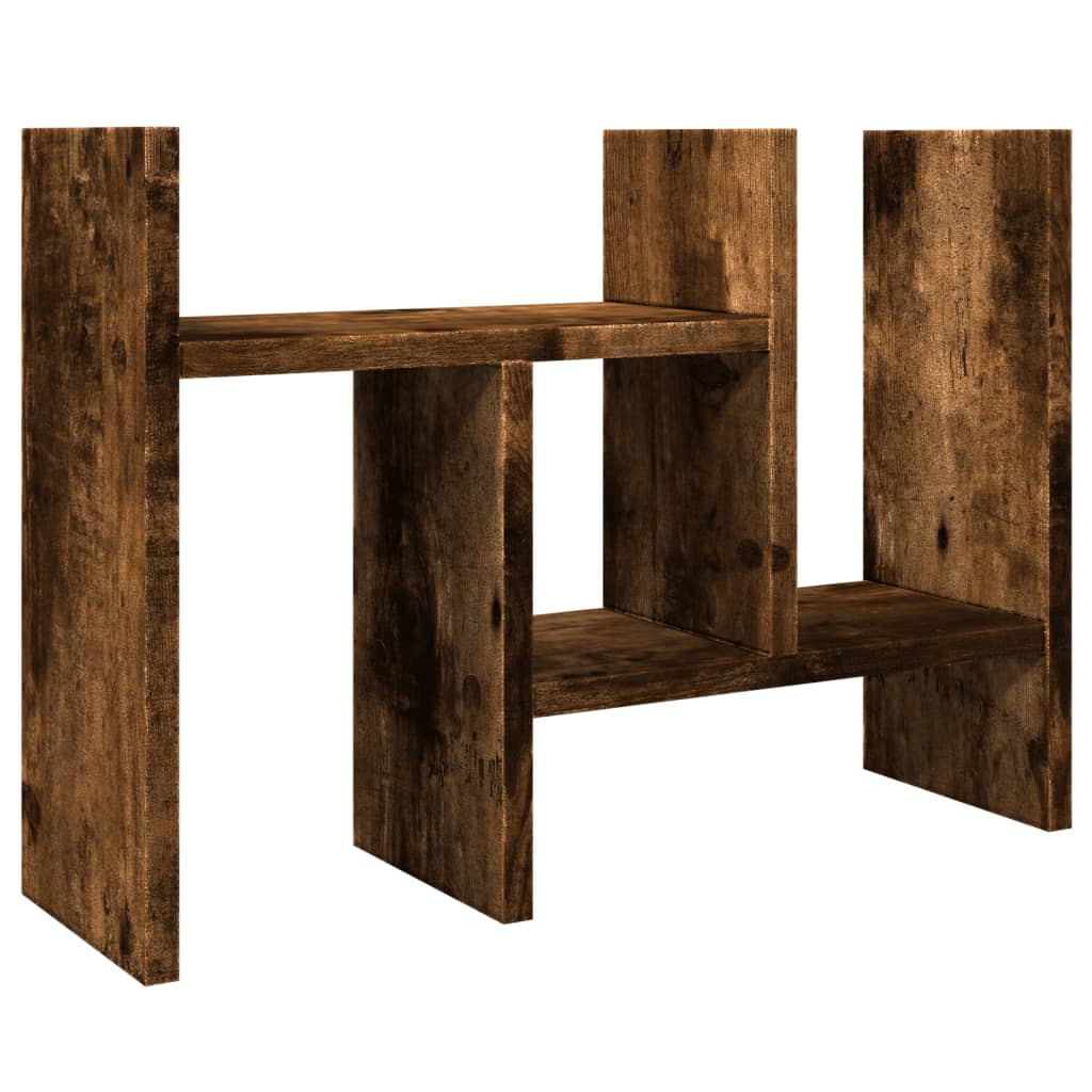 Vidaxl bureau-organizer 34,5x15,5x35,5 cm hout gerookt eikenkleurig