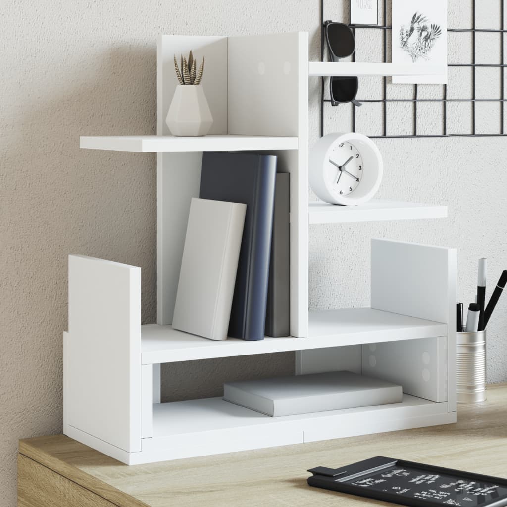 Vidaxl bureau-organizer 49x20x52,5 cm bewerkt hout wit