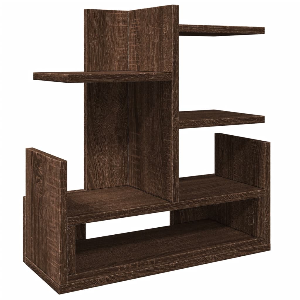 Vidaxl bureau-organizer 49x20x52,5 cm bewerkt hout bruin eikenkleurig