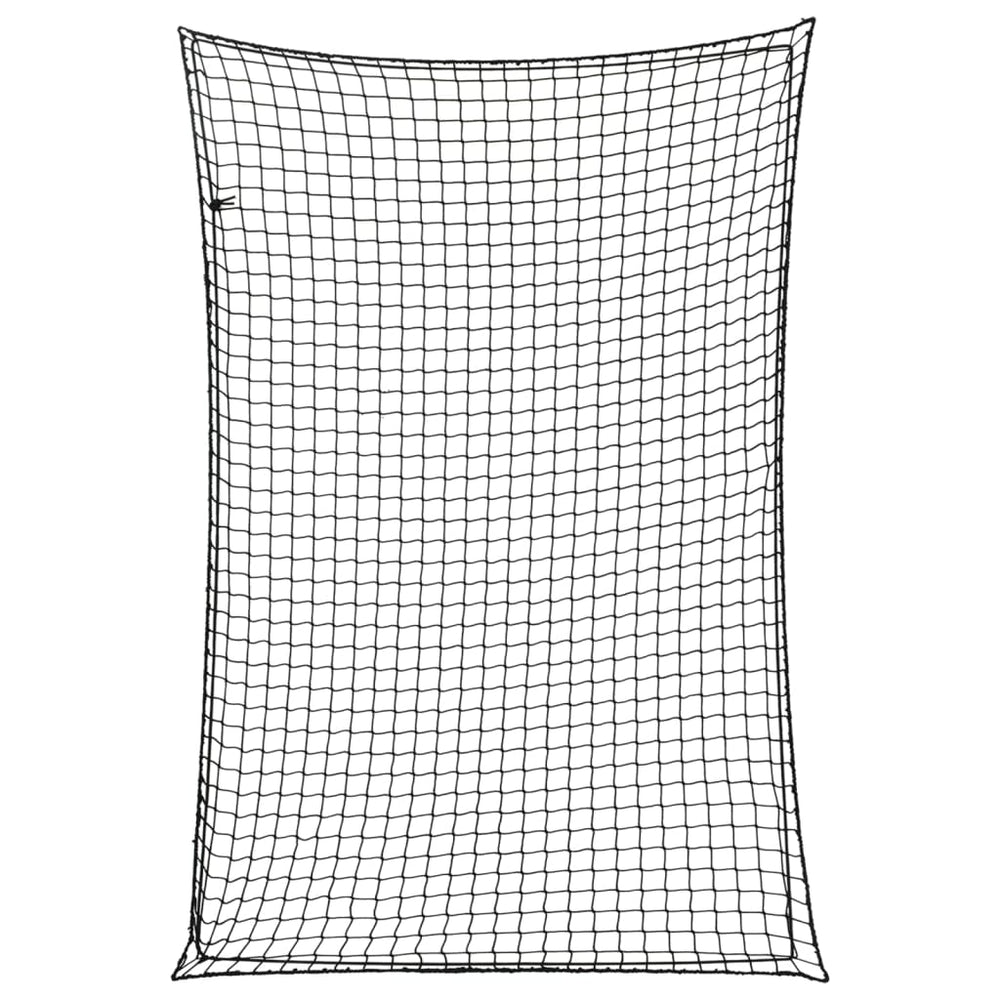 Vidaxl aanhangwagennet elastisch touw 2,2x1,5 m polypropeen zwart
