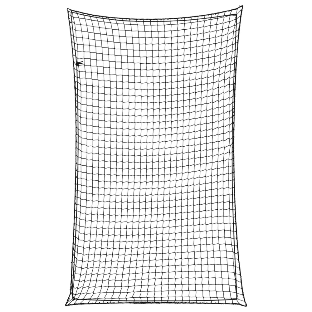 Vidaxl aanhangwagennet elastisch touw 2,5x1,5 m polypropeen zwart