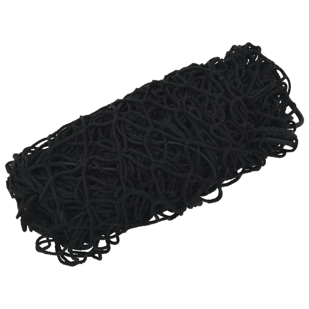 Vidaxl aanhangwagennet elastisch touw 5x3 m polypropeen zwart