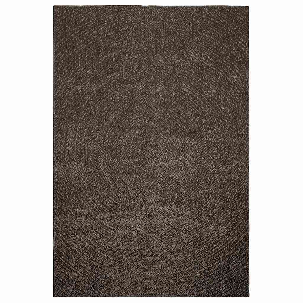 Vidaxl vloerkleed zizur binnen en buiten 140x200cm jute look antraciet