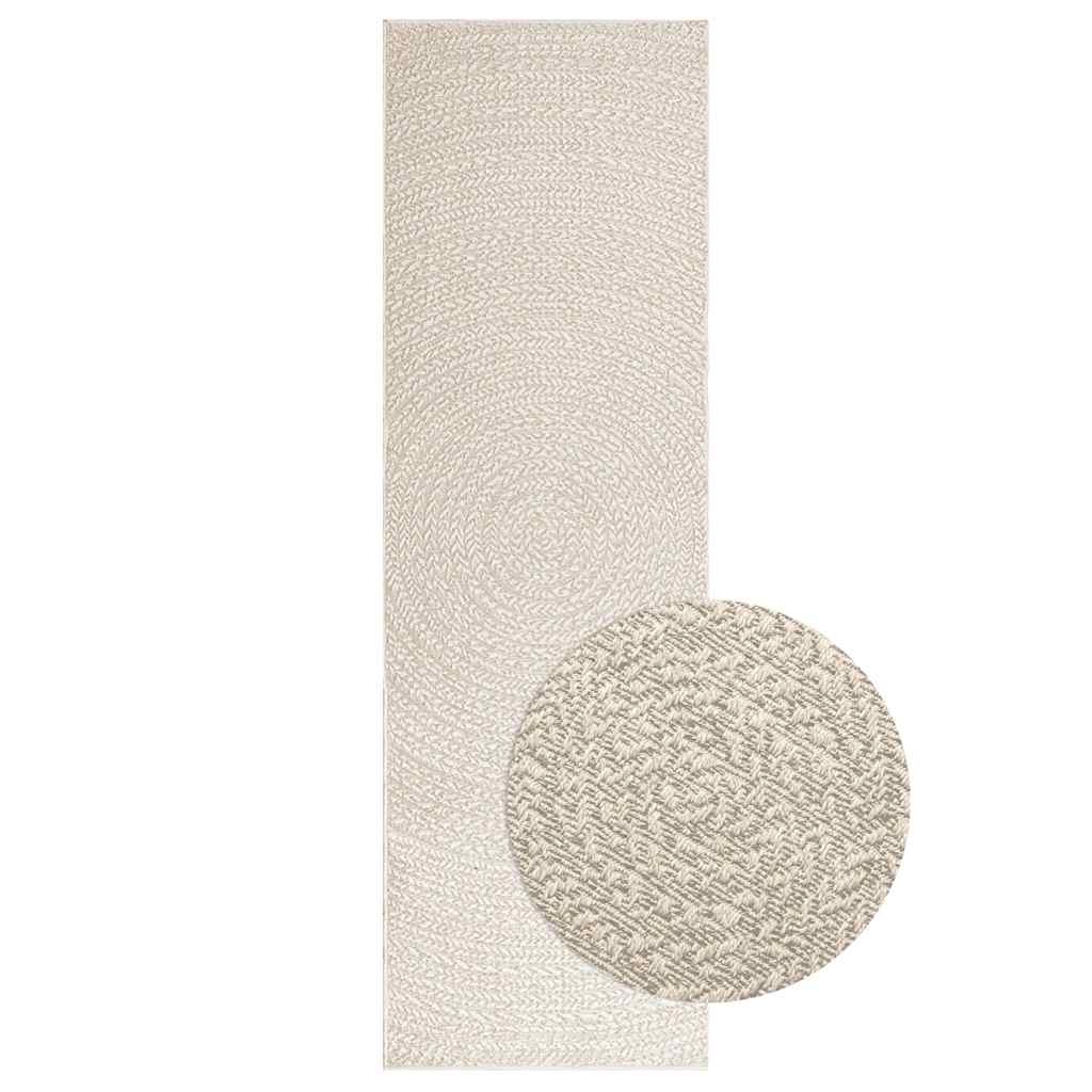 Vidaxl vloerkleed zizur kamer binnen en buiten 80x250 cm jute look