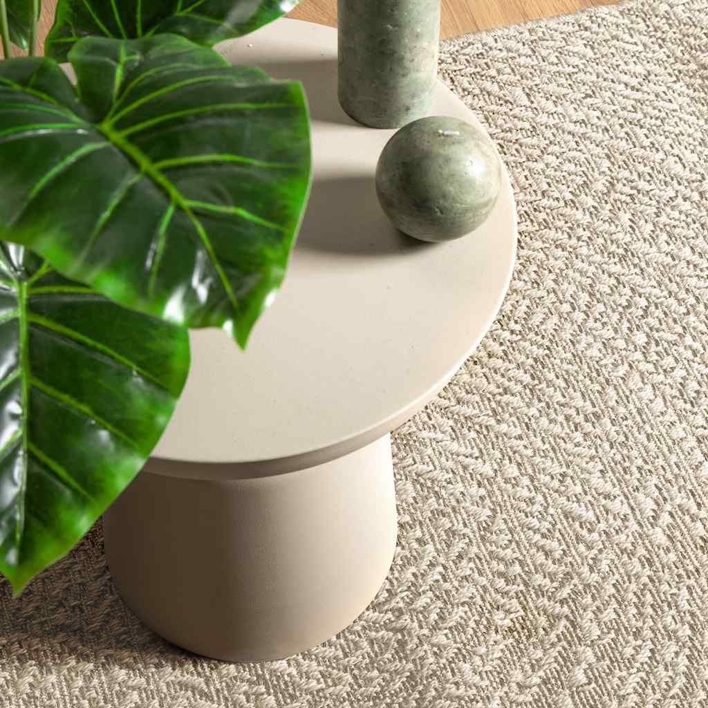 Vidaxl vloerkleed zizur kamer binnen en buiten 120x120 cm jute look