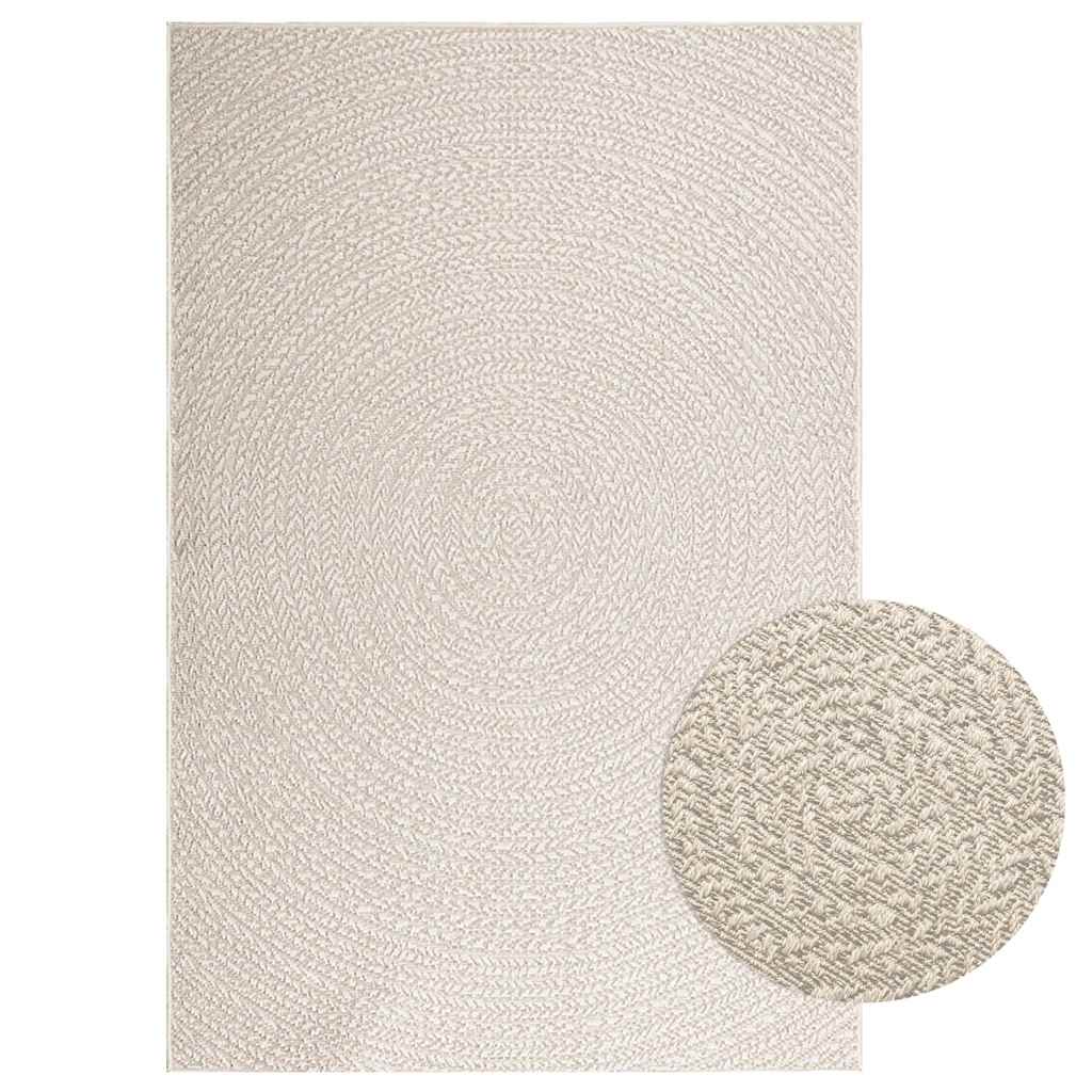Vidaxl vloerkleed zizur kamer binnen en buiten 140x200 cm jute look