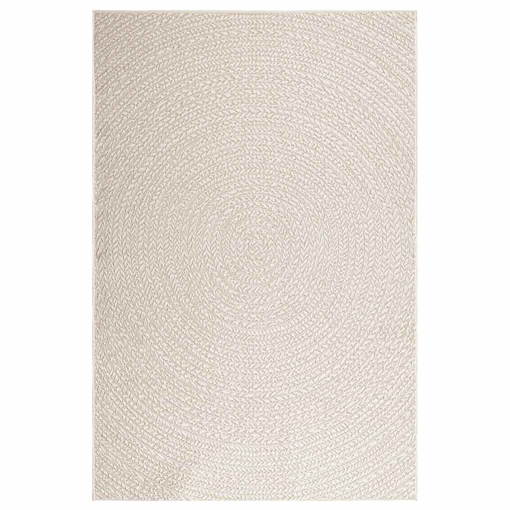 Vidaxl vloerkleed zizur kamer binnen en buiten 140x200 cm jute look