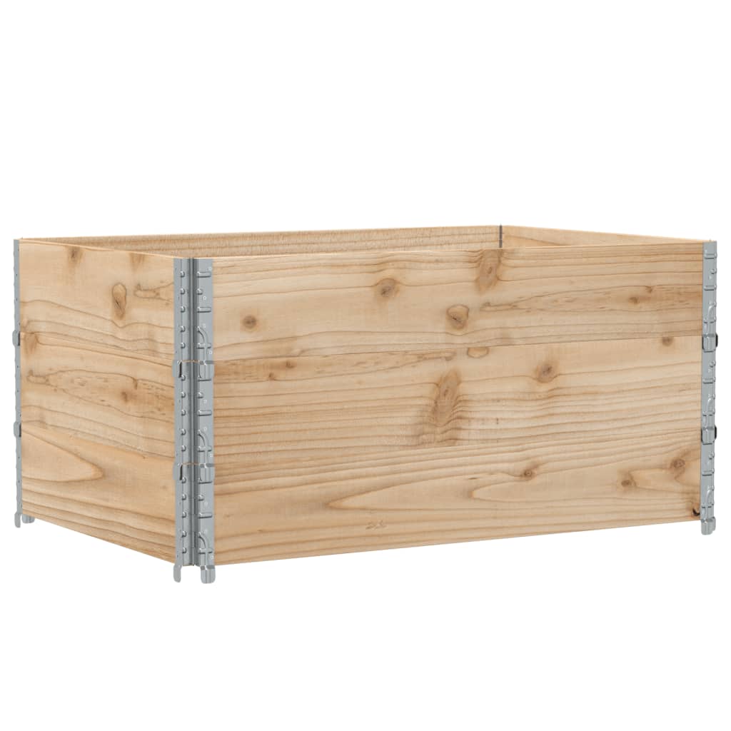VidaXL Palletopzetranden 3 st 120x80 cm massief groenhout