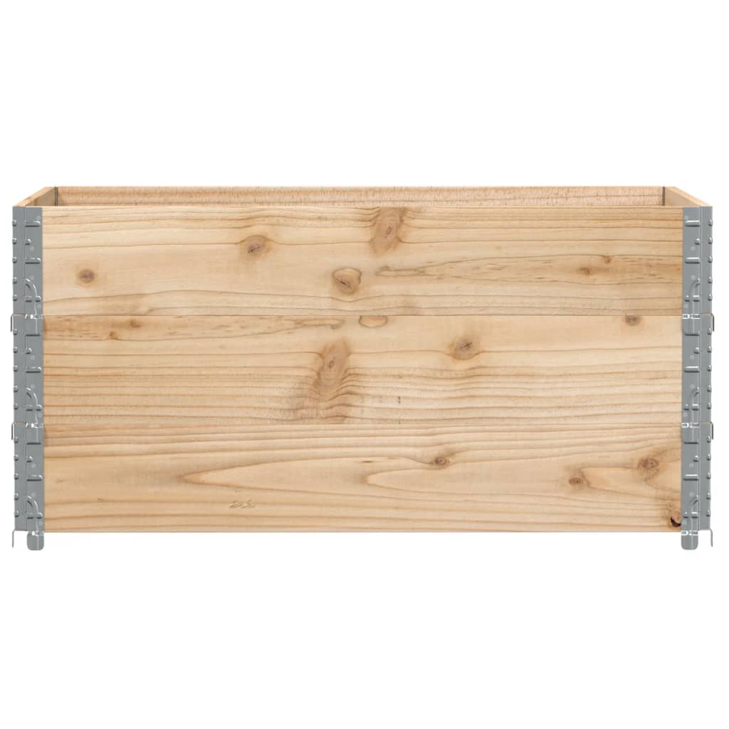 VidaXL Palletopzetranden 3 st 120x80 cm massief groenhout