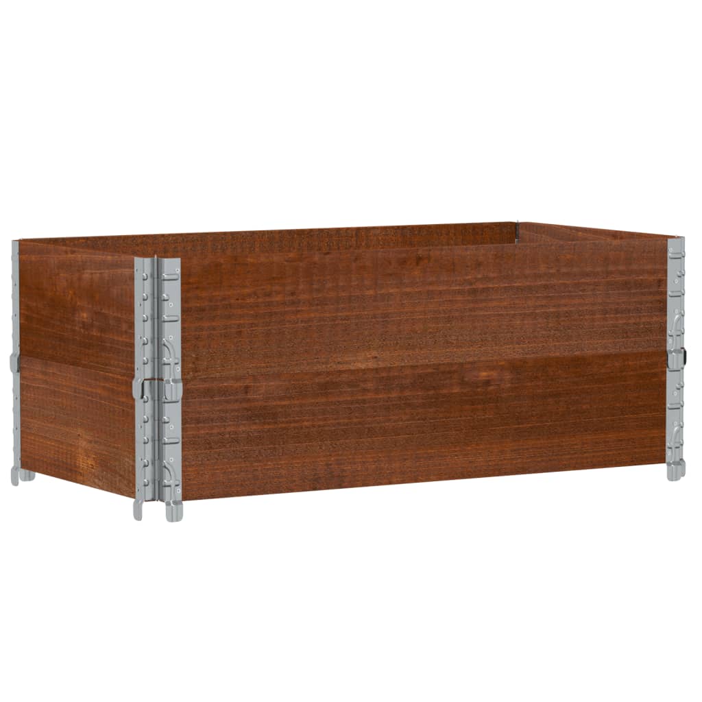 Vidaxl plantenbak 100x50 cm massief groenenhout bruin
