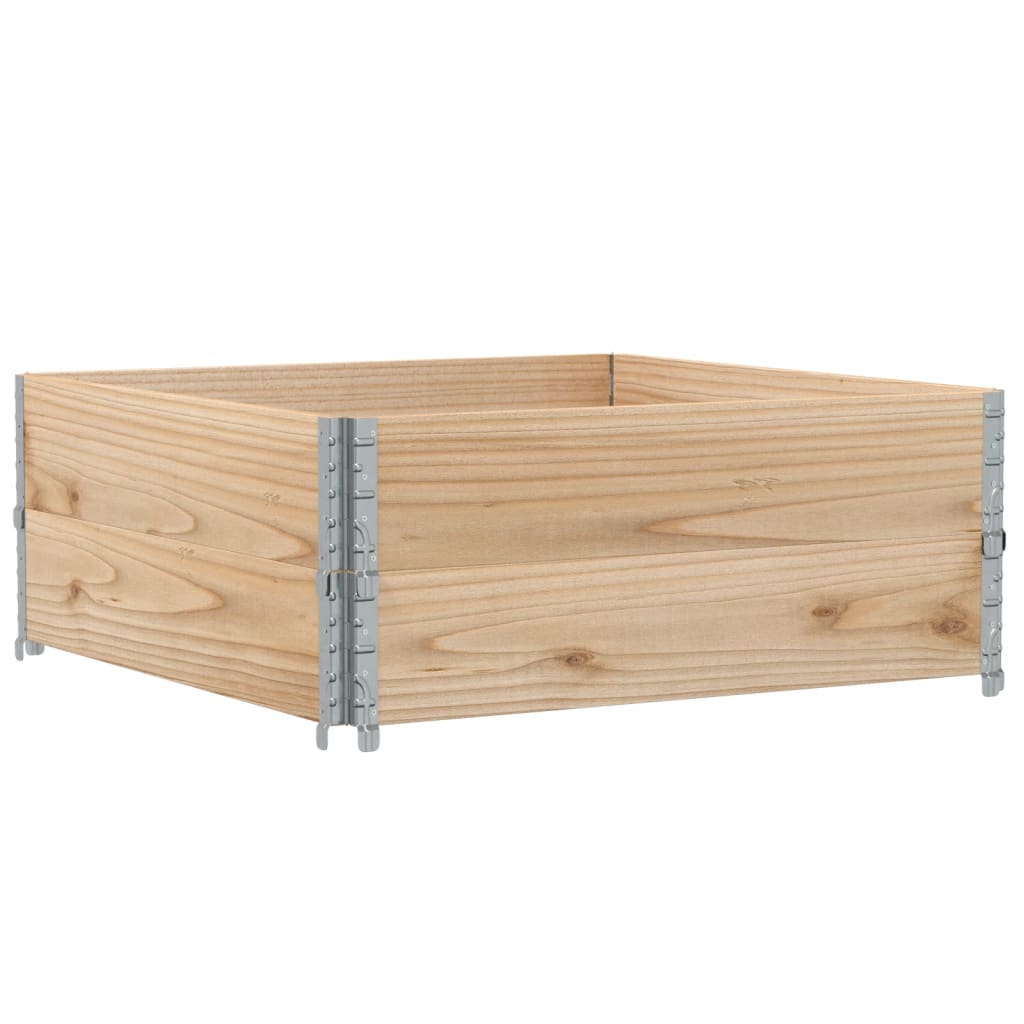 Vidaxl plantenbak 100x100 cm massief groenenhout