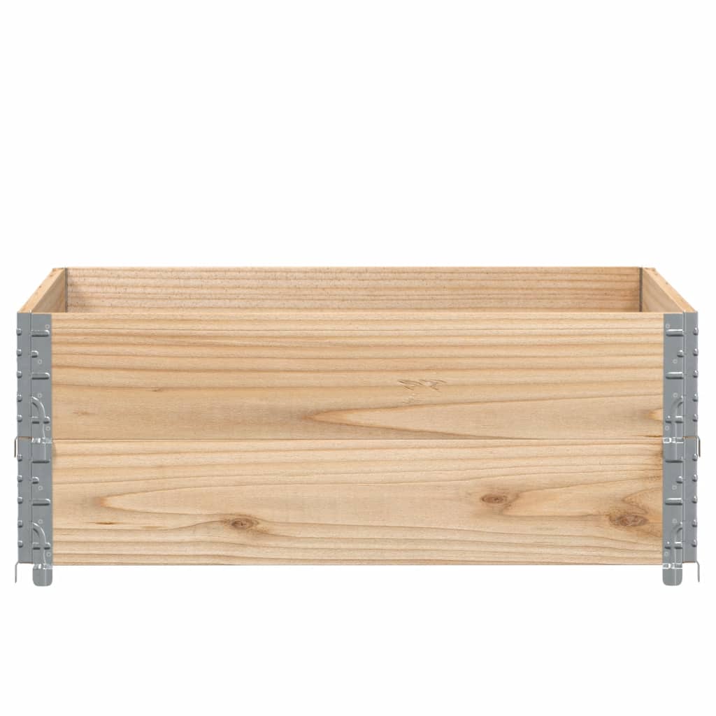 Vidaxl plantenbak 100x100 cm massief groenenhout