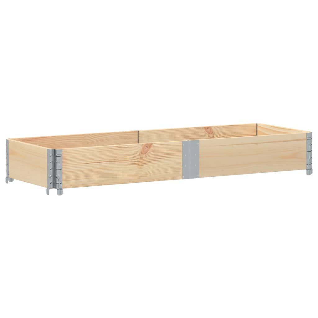 Vidaxl plantenbak 150x50 cm massief groenhout