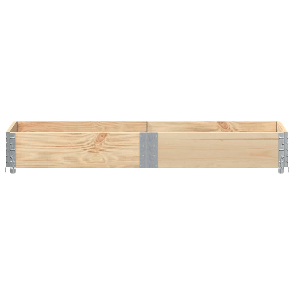 Vidaxl plantenbak 150x50 cm massief groenhout