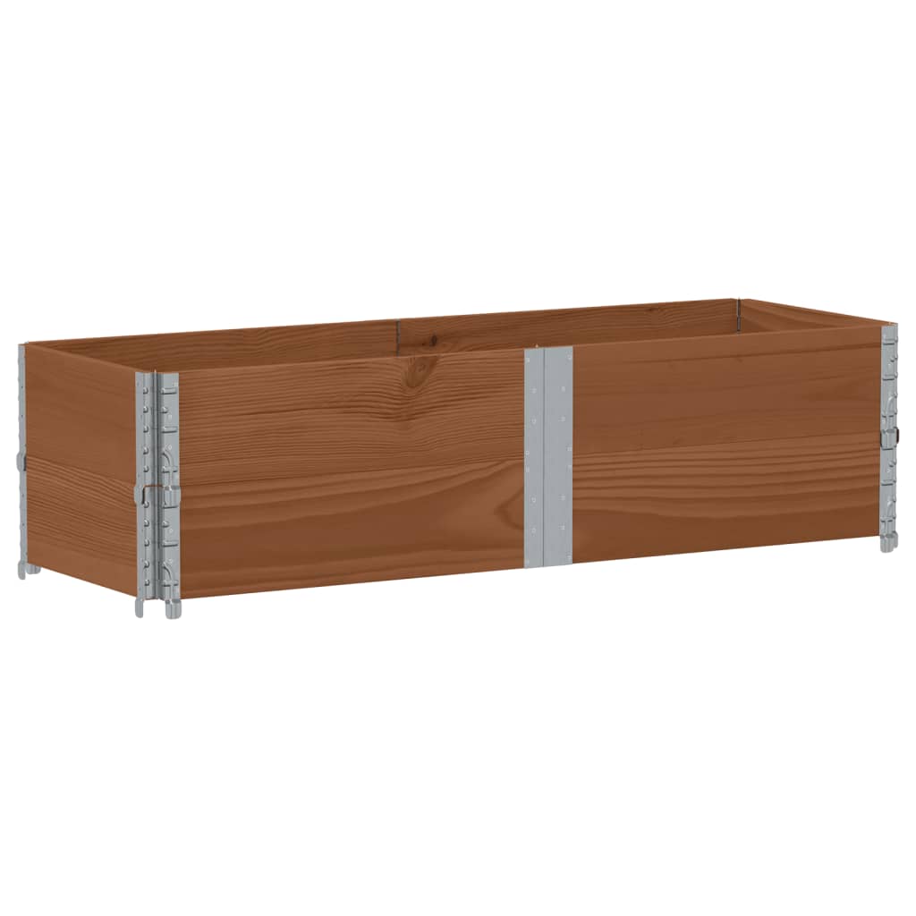 Vidaxl plantenbak 150x50 cm massief groenenhout bruin