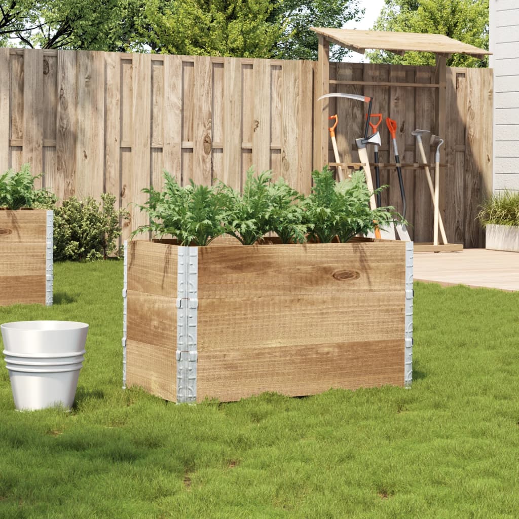 VidaXL Plantenbak 100x50 cm massief groenenhout