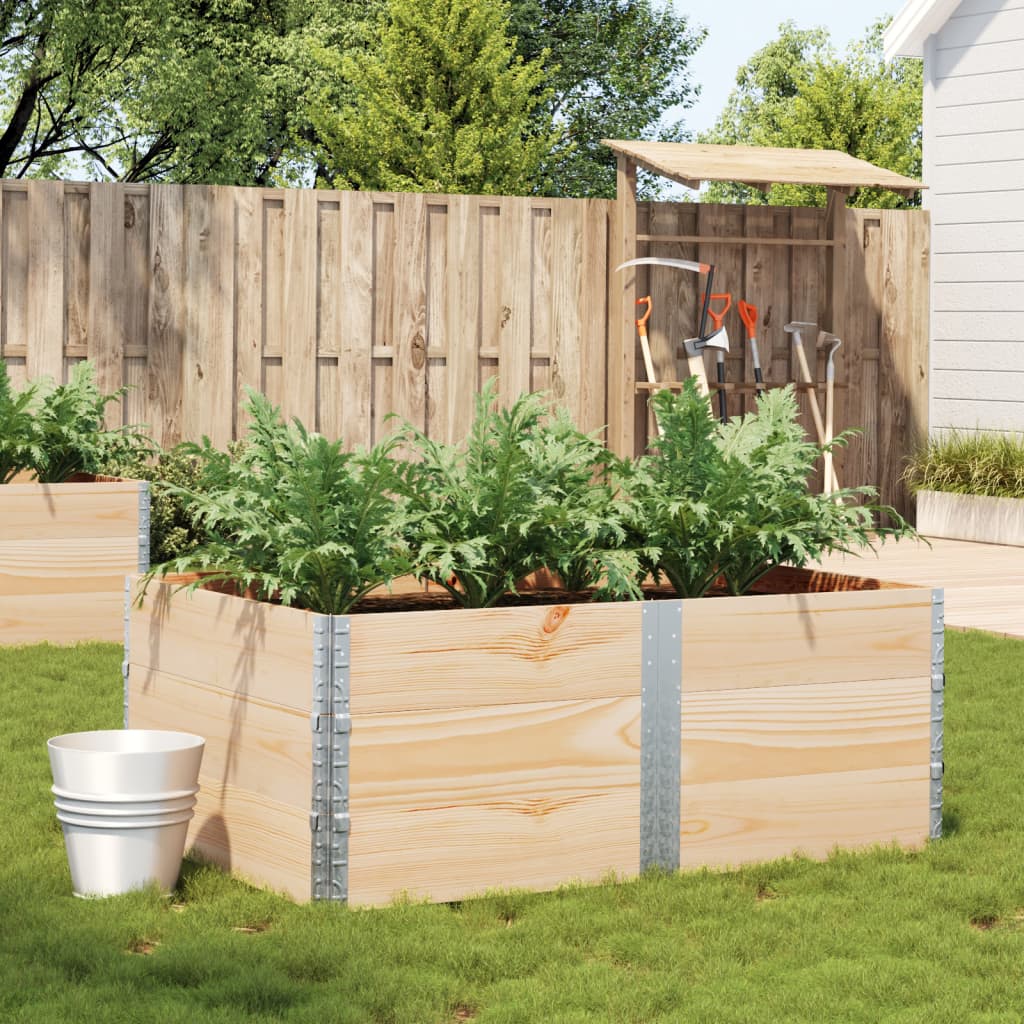 VidaXL Plantenbak 150x100 cm massief groenhout