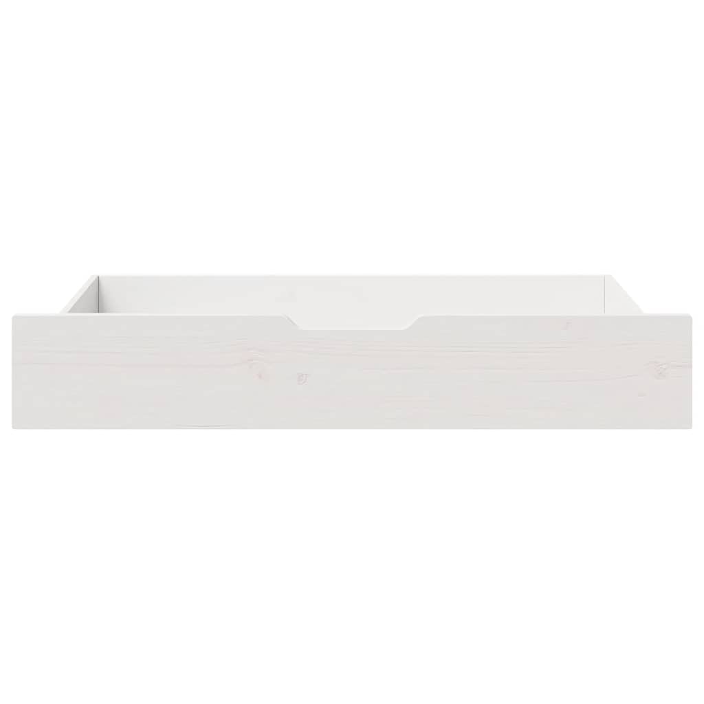 Vidaxl bedlades 2 st 95x55x17 cm massief grenenhout