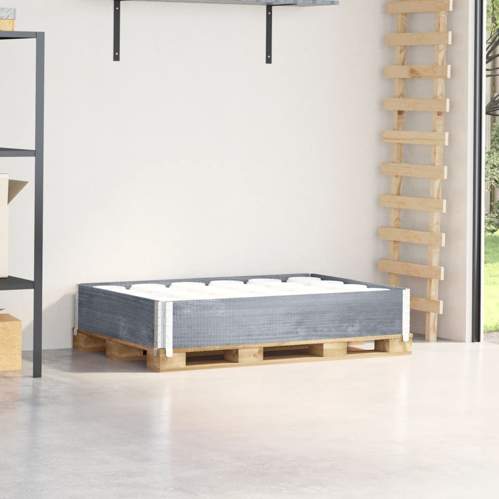 Vidaxl palletopzetrand 120x80 cm massief groenenhout grijs