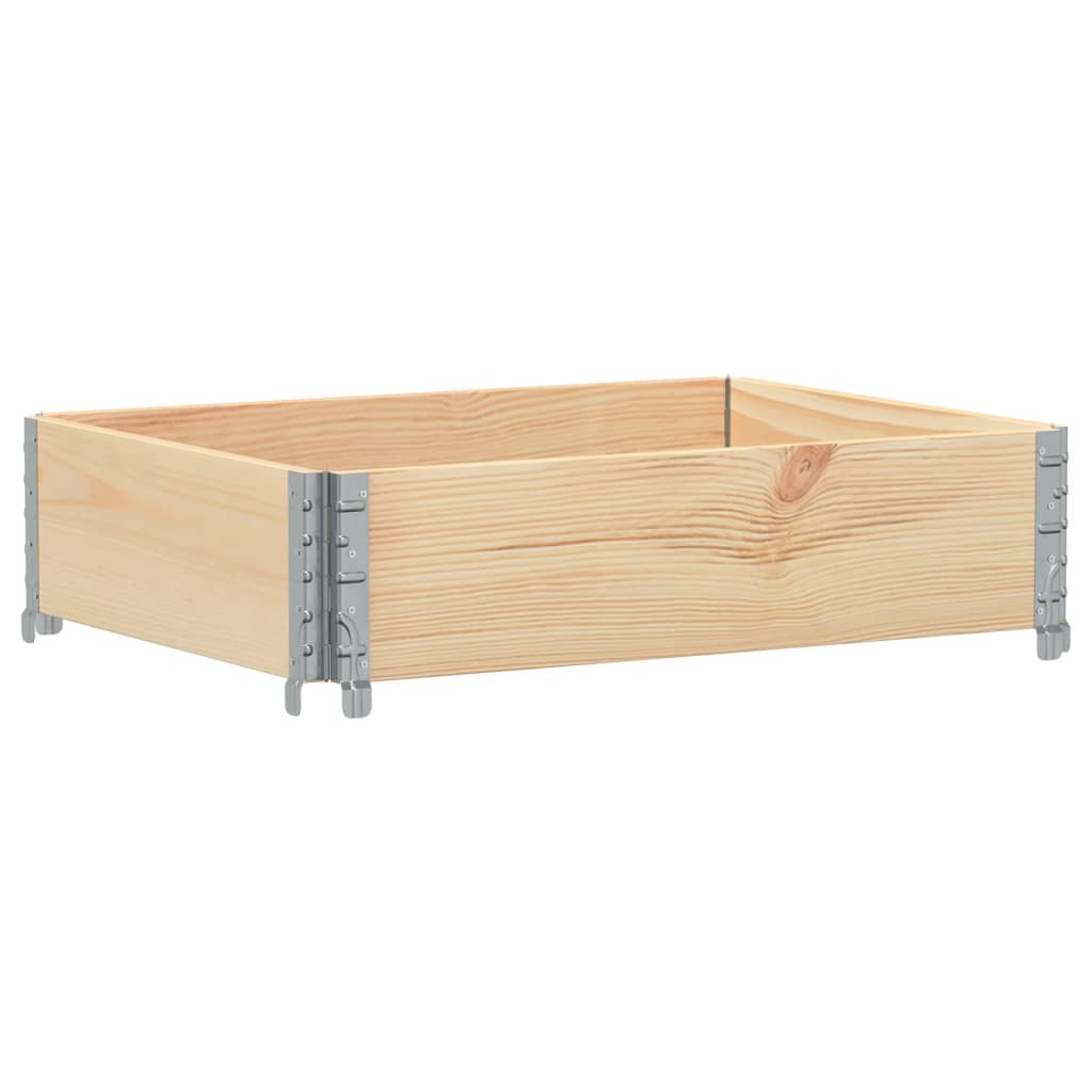 Vidaxl plantenbak 80x60 cm massief groenhout