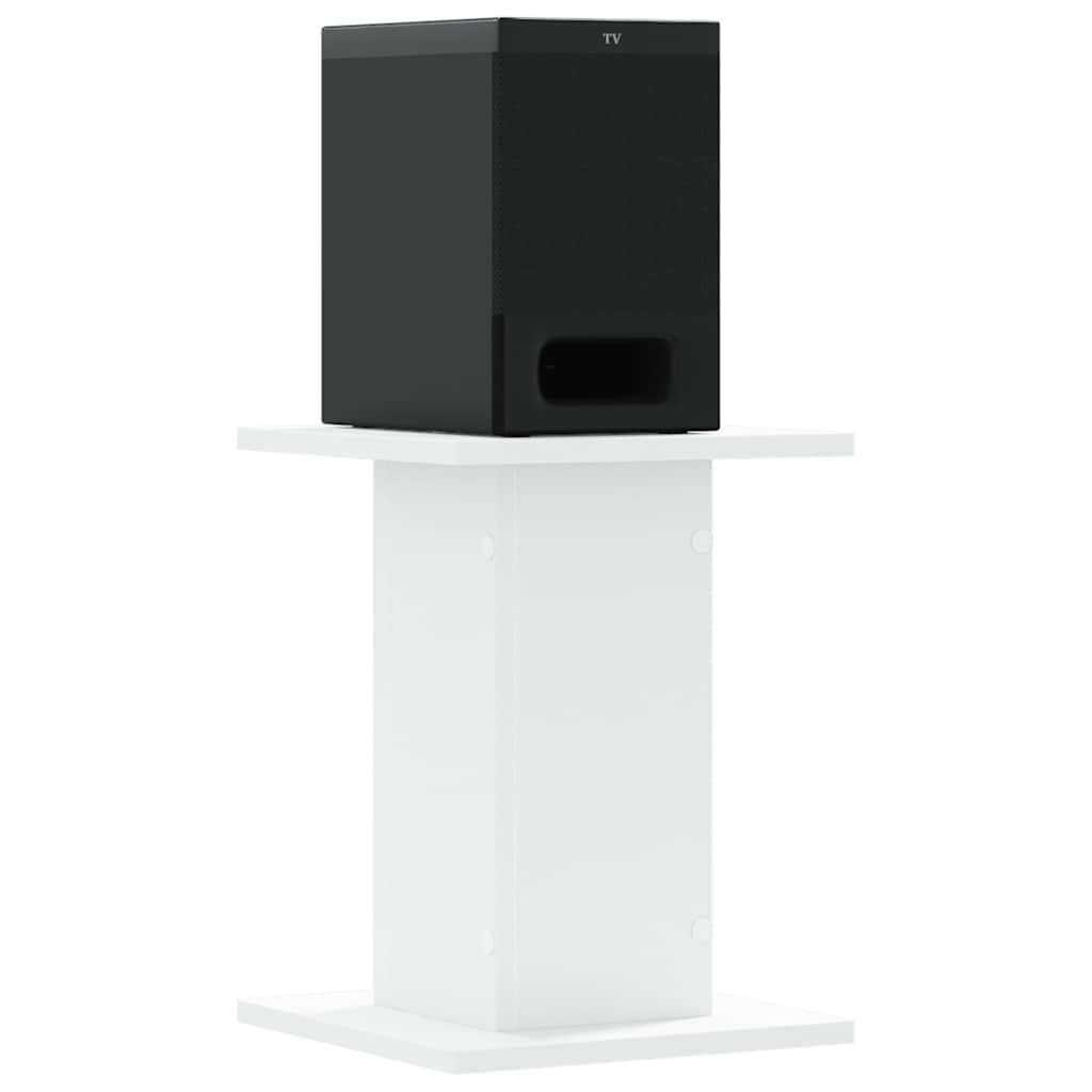 Vidaxl speakerstandaards 2 st 30x30x40 cm bewerkt hout wit