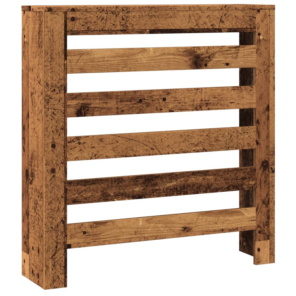Vidaxl radiatorombouw 78x20x82 cm bewerkt hout oud hout