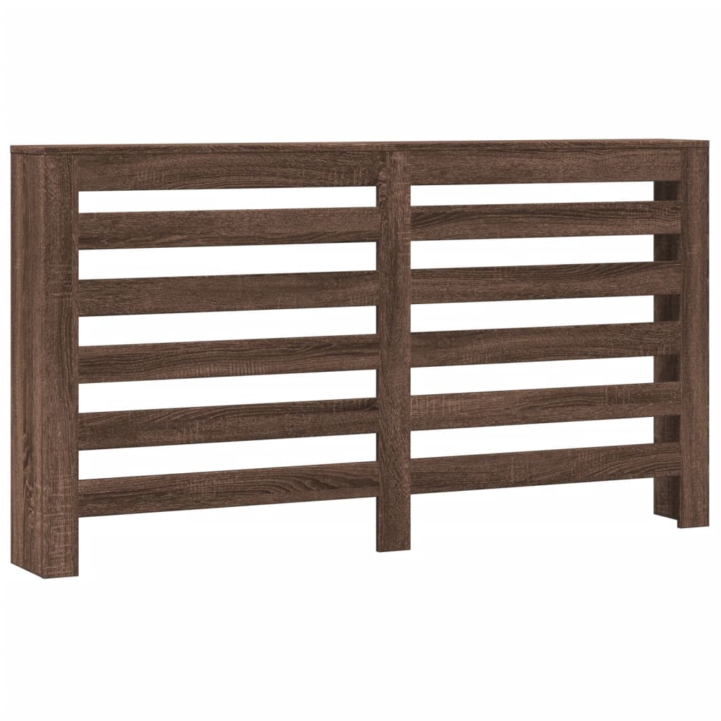 Vidaxl radiatorombouw 149x20x82 cm bewerkt hout bruin eikenkleurig