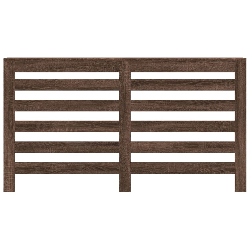 Vidaxl radiatorombouw 149x20x82 cm bewerkt hout bruin eikenkleurig