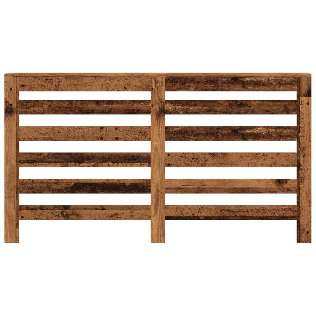 Vidaxl radiatorombouw 149x20x82 cm bewerkt hout oud hout