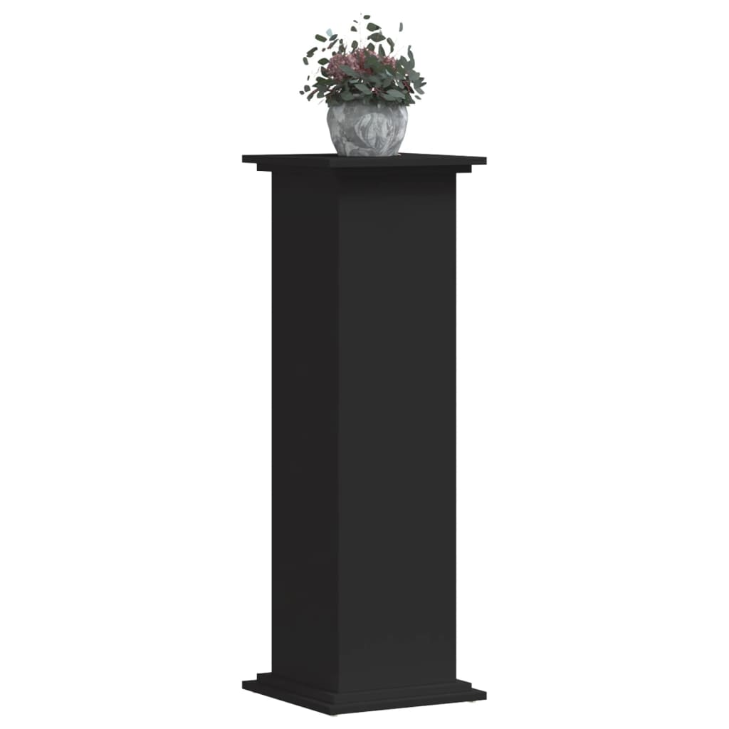 Vidaxl plantenstandaard 33x33x100 cm bewerkt hout zwart