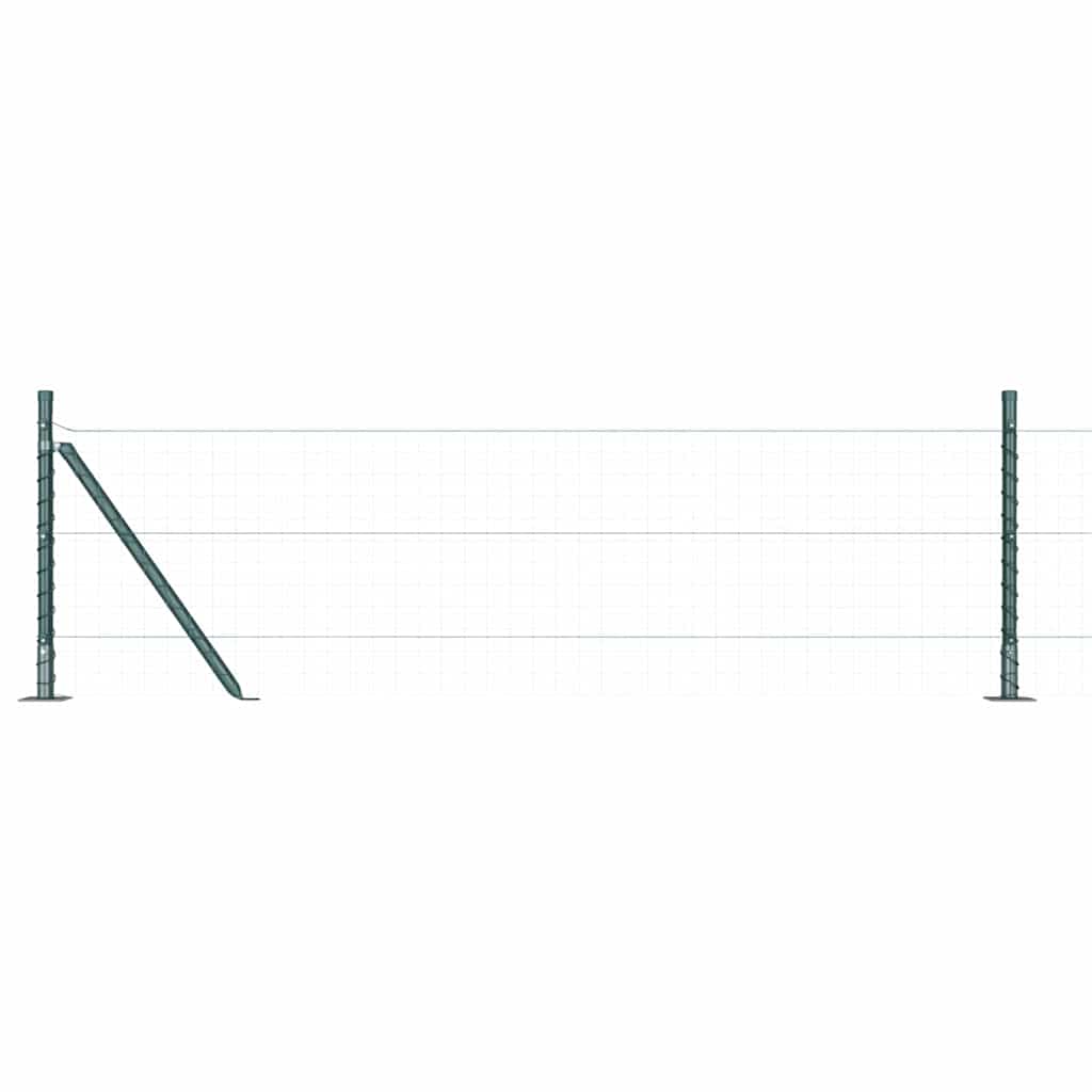 Vidaxl afrasteringspaal 26 pcs grijs 3,2 x 3,2 x 50 cm