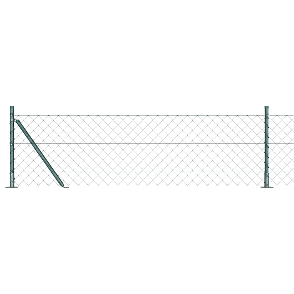 Vidaxl afrasteringspaal groen 10 x 0,6 m (60 x 60 mm gaas)