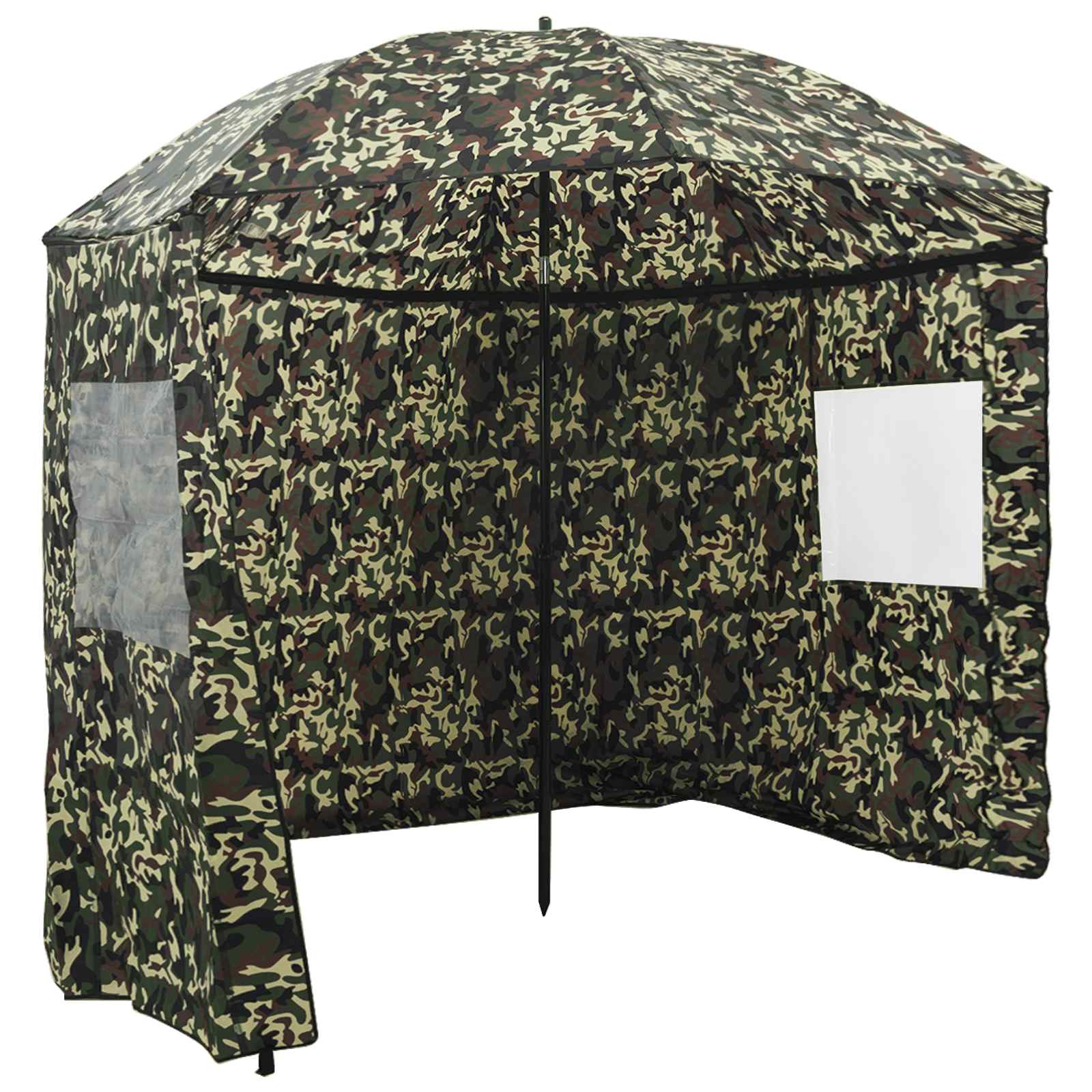 Vidaxl vis paraplu camouflage 240 x 210 cm oxford polyester