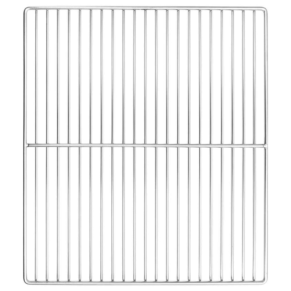 Vidaxl grillrooster zilver 45 x 40 cm roestvrij staal