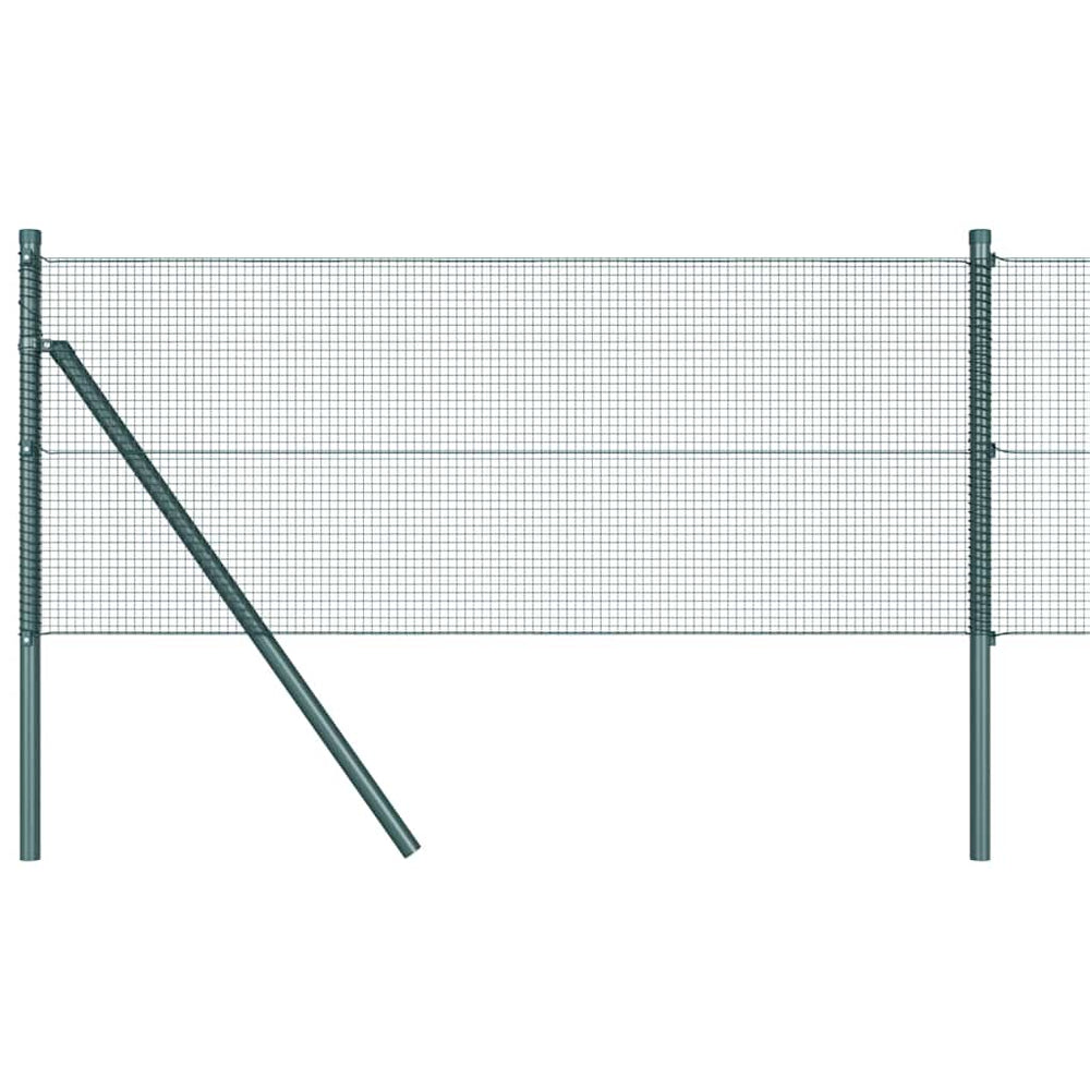 Vidaxl afrasteringspaal groen 25 x 0,8 m (12 x 12 mm gaas)