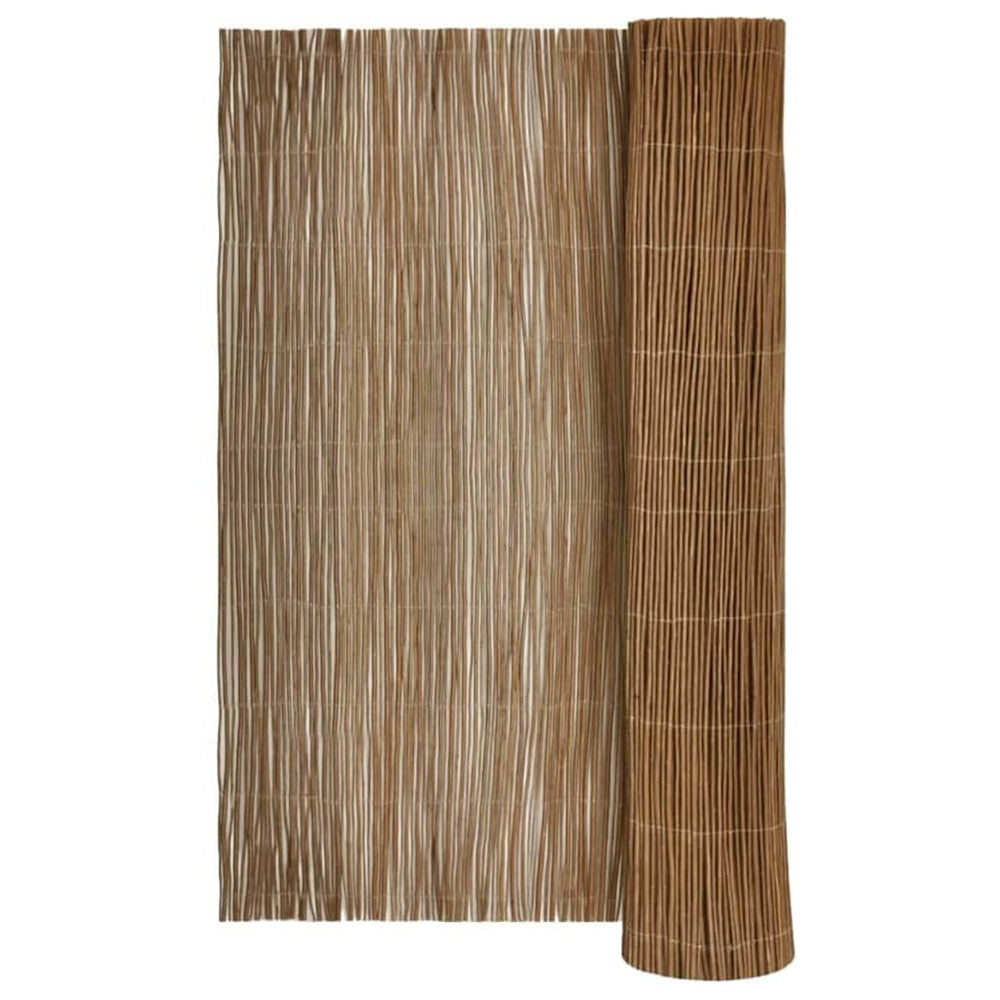Vidaxl wilgen schutting naturel 140 x 300 cm wilg