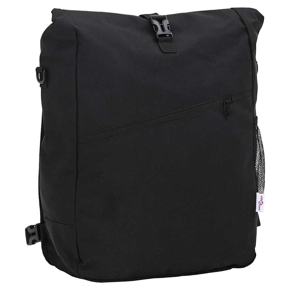 Vidaxl fietstas zwart 33 x 16 x 60 cm polyester
