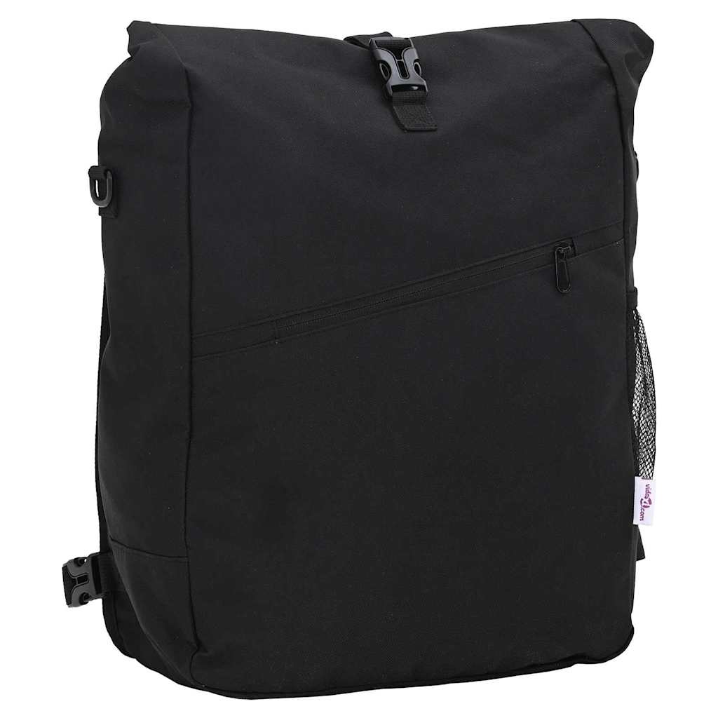 Vidaxl fietstas zwart 33 x 16 x 60 cm polyester