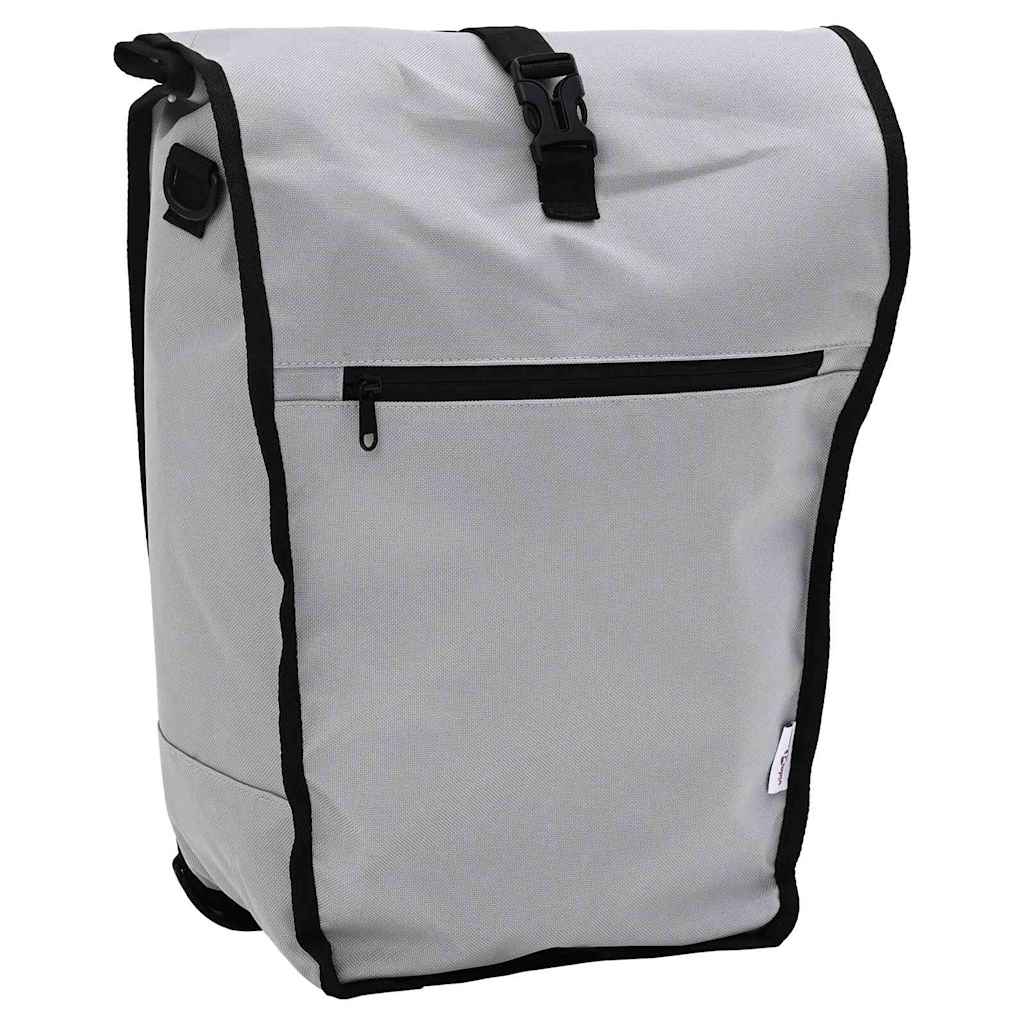 Vidaxl fietstas grijs 34 x 16 x 59 cm polyester