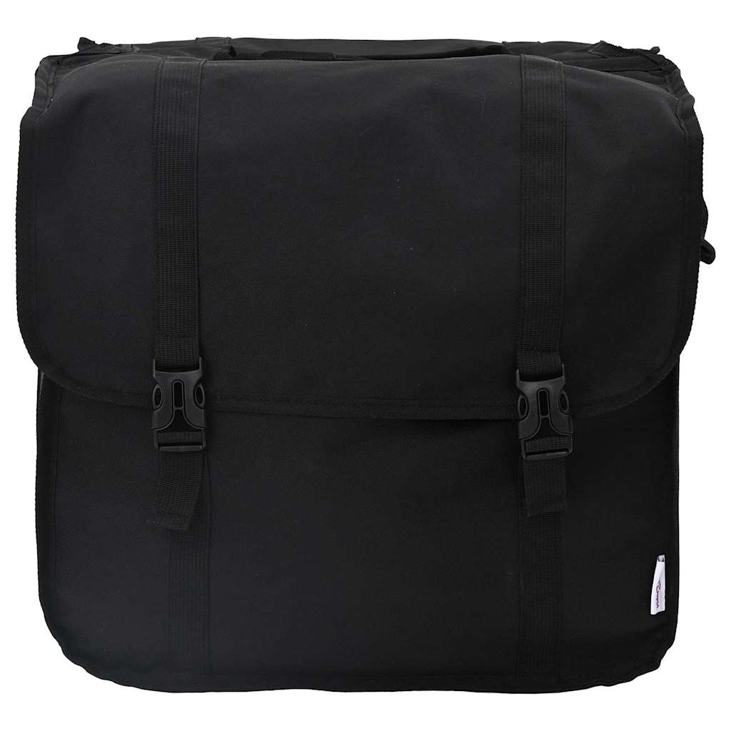 Vidaxl fietstas zwart 40 x 18.5 x 35 cm polyester