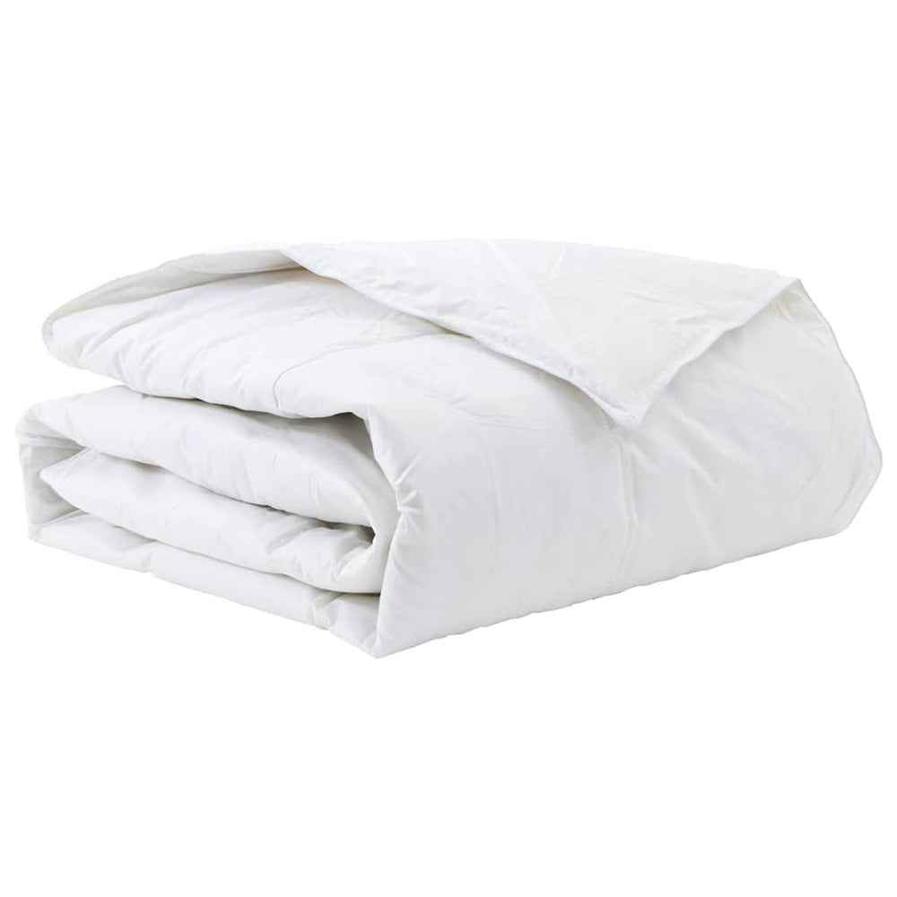Vidaxl winter dekbed wit 135 x 200 cm veren