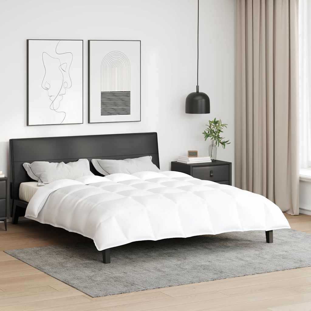 Vidaxl winter dekbed wit 240 x 260 cm veren