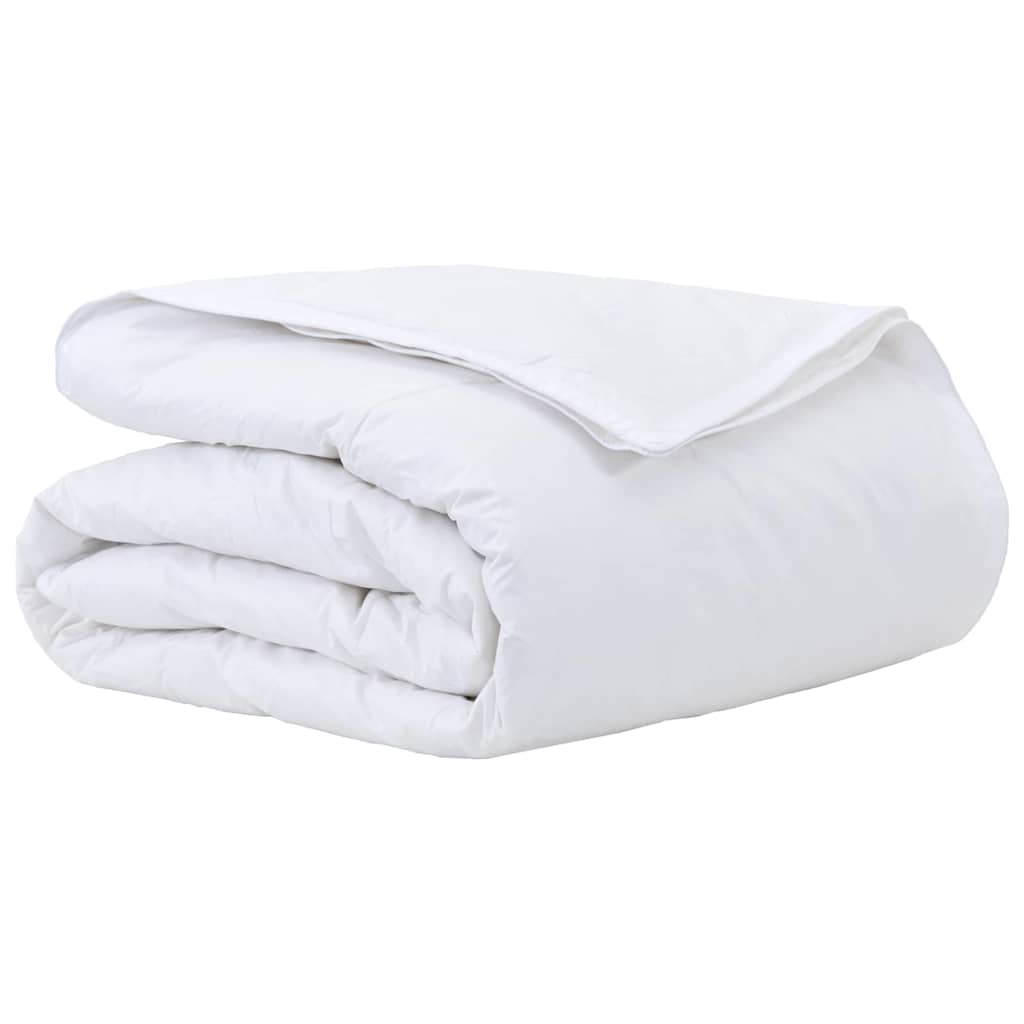Vidaxl 2-in-1 dekbed wit 135 x 220 cm veren